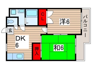 エクセレンス黒砂の物件間取画像